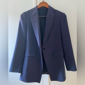 Theory Single-Breasted Blazer in Crepe Size 2